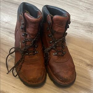 Danner Men's Rust Leather Hiking Boots